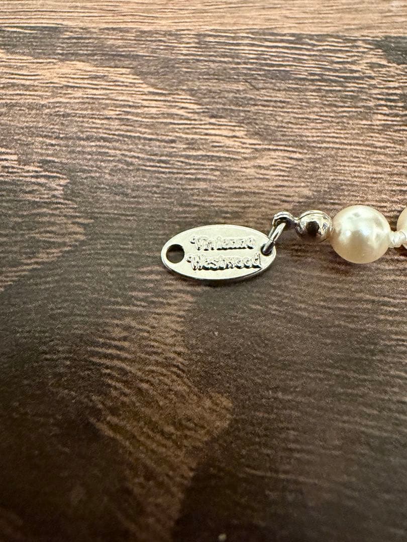 MAN MINI BAS RELIEF PEARL ネックレス