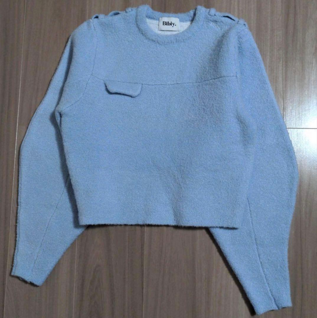 Bibiy. ビビィDORIAN KNIT　ドリアンニット　ブルー