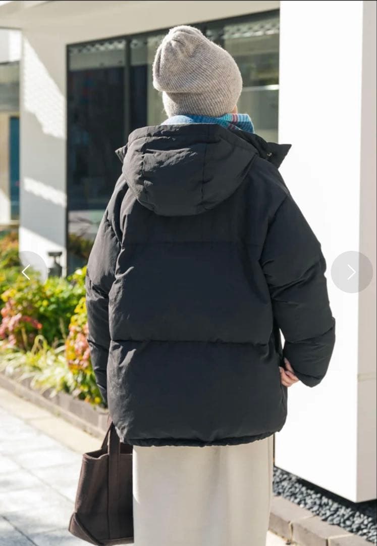 みらくる　アーバンリサーチドアーズ グリーンダウンミドルジャケット