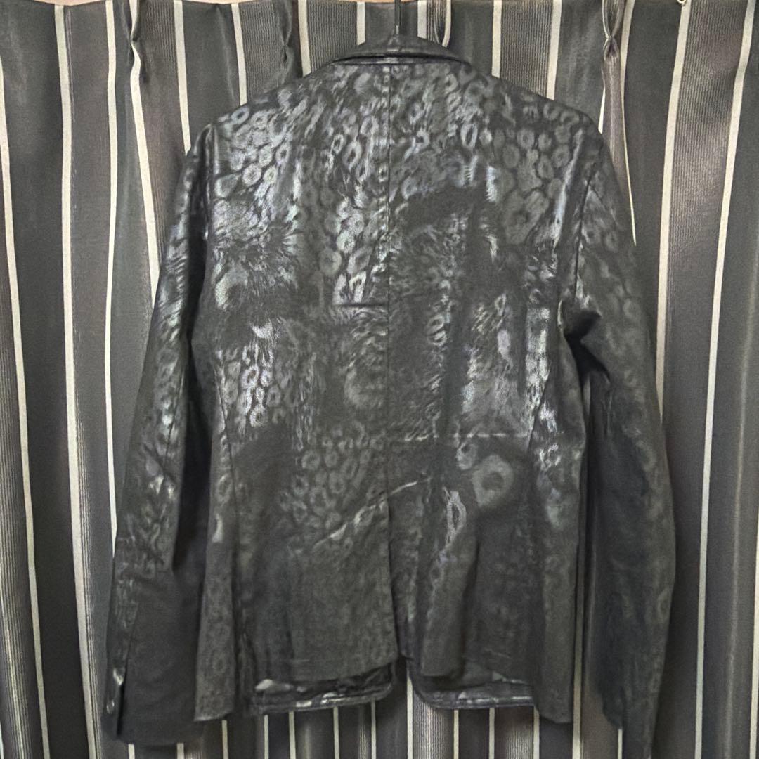 トルネードマート　レオパードコーティング加工ジャケット