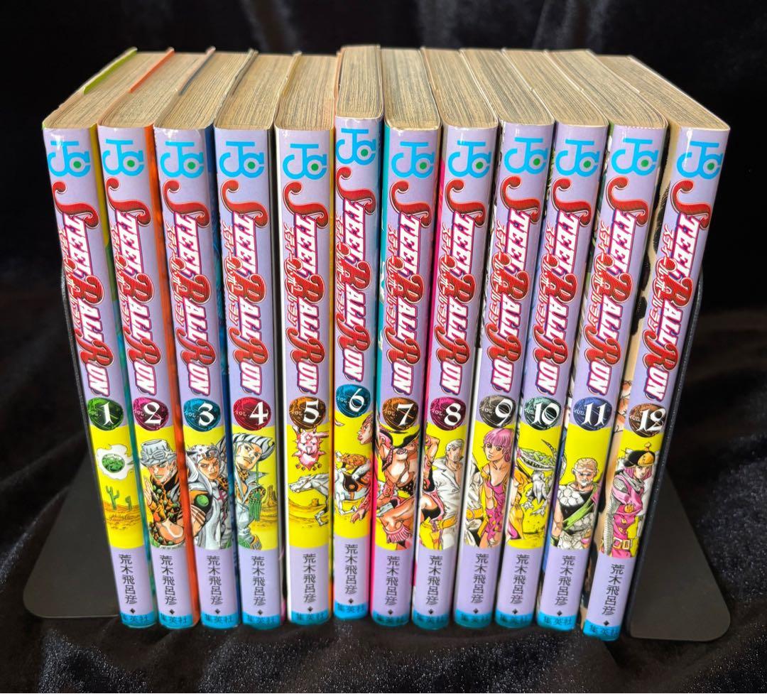 スティールボールラン全巻セット(24巻)とストーンオーシャン全巻セット(17巻)