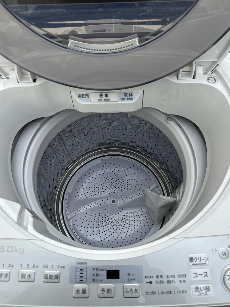 SHARP 洗濯機 8.0kg SEーGV8D 2019年製