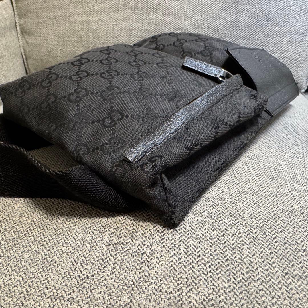 GUCCI グッチ GGキャンバス ウエストバッグ ボディバッグ 男女兼用