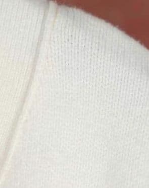 Amiparisニットセーターホワイトポロニット M