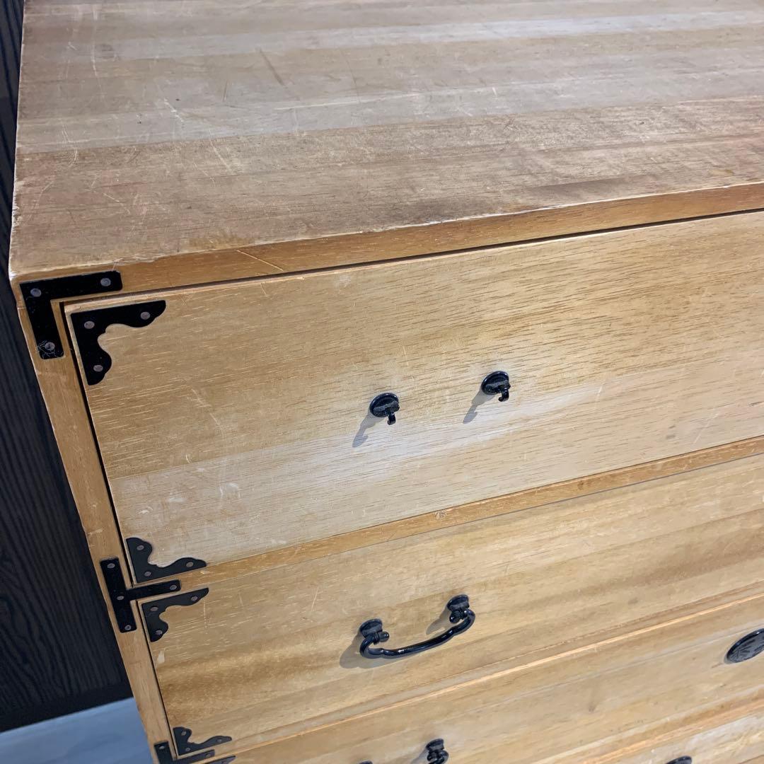 2分割　桐タンス 6引き出し