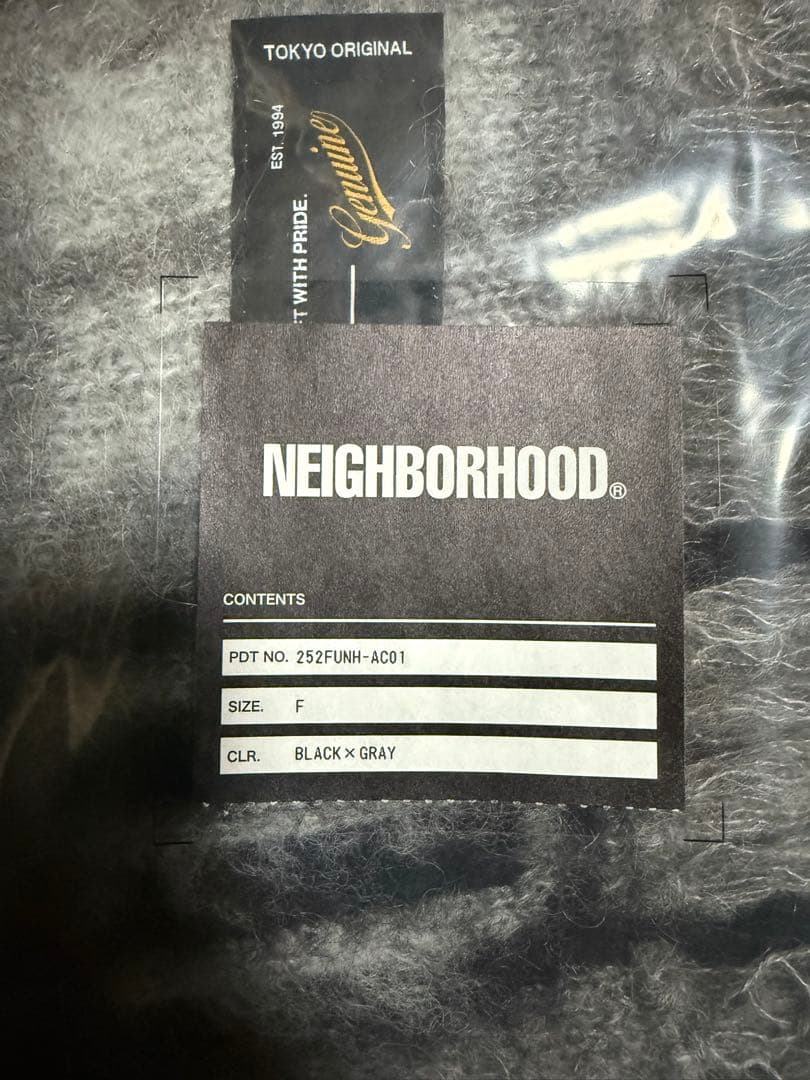 小物 NEIGHBORHOOD MOHAIR CHECK MUFFLER 25AW