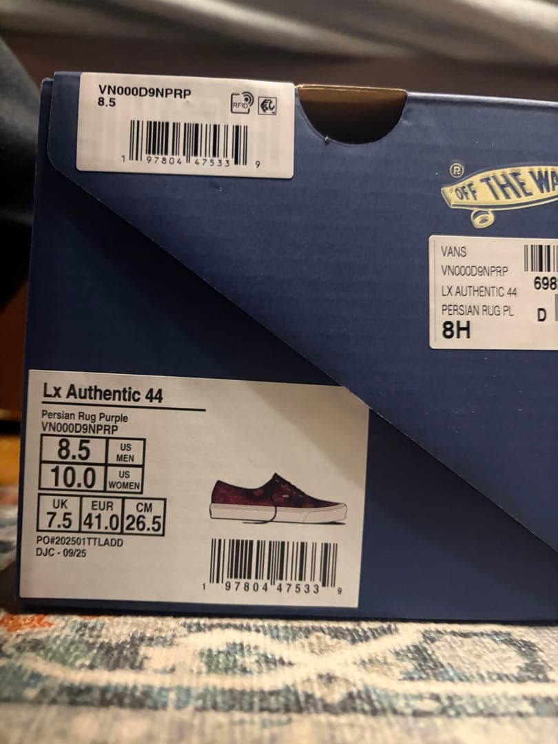 靴 Vans PREMIUM AUTHENTIC 44