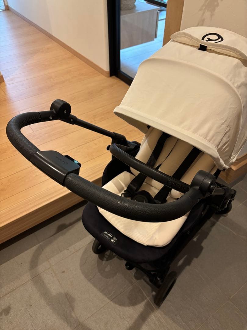 【極美品】送料込！サイベックス　メリオ　カーボン　コットンホワイト　ドリンクホ