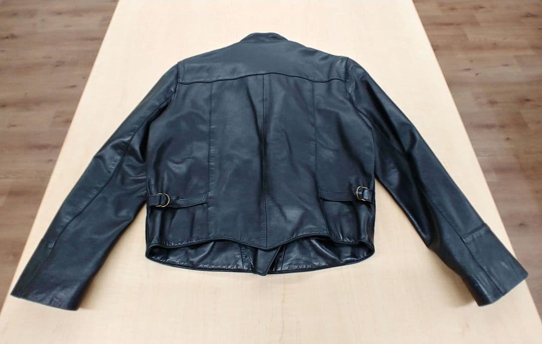 agnes b. アニエスベー レザージャケット ライダースブルゾン レディース