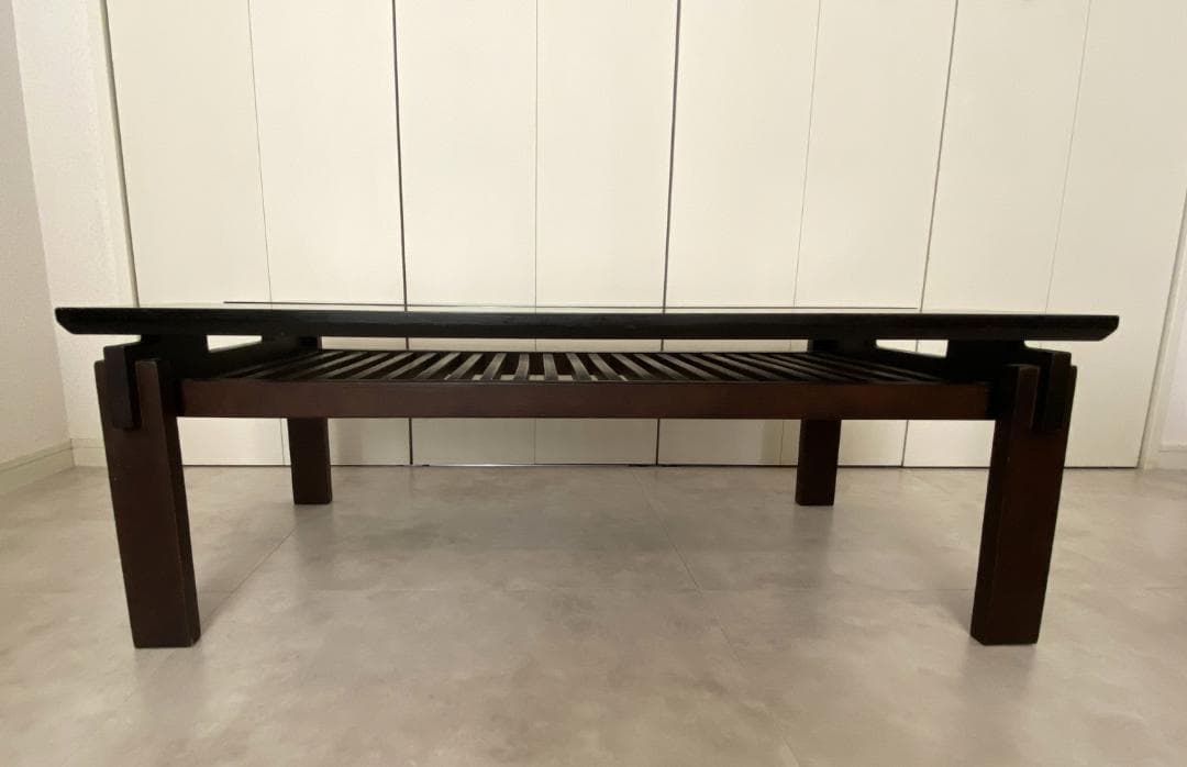 a.flat　ローテーブル　ダークブラウン　モダン