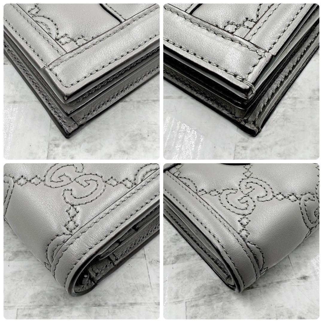 【極美品】GUCCI グッチ GGマトラッセ マーモント ウォレット 2つ折り.