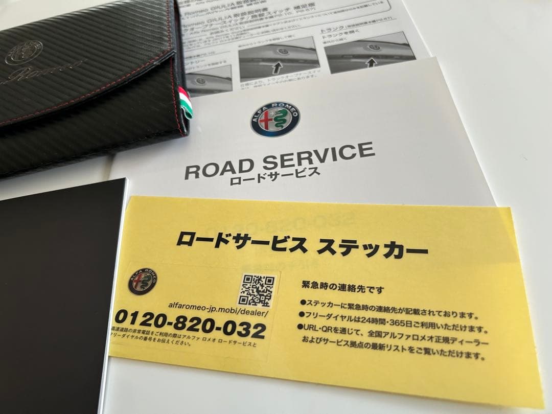 Alfa Romeo Giulia 車検証 ケース