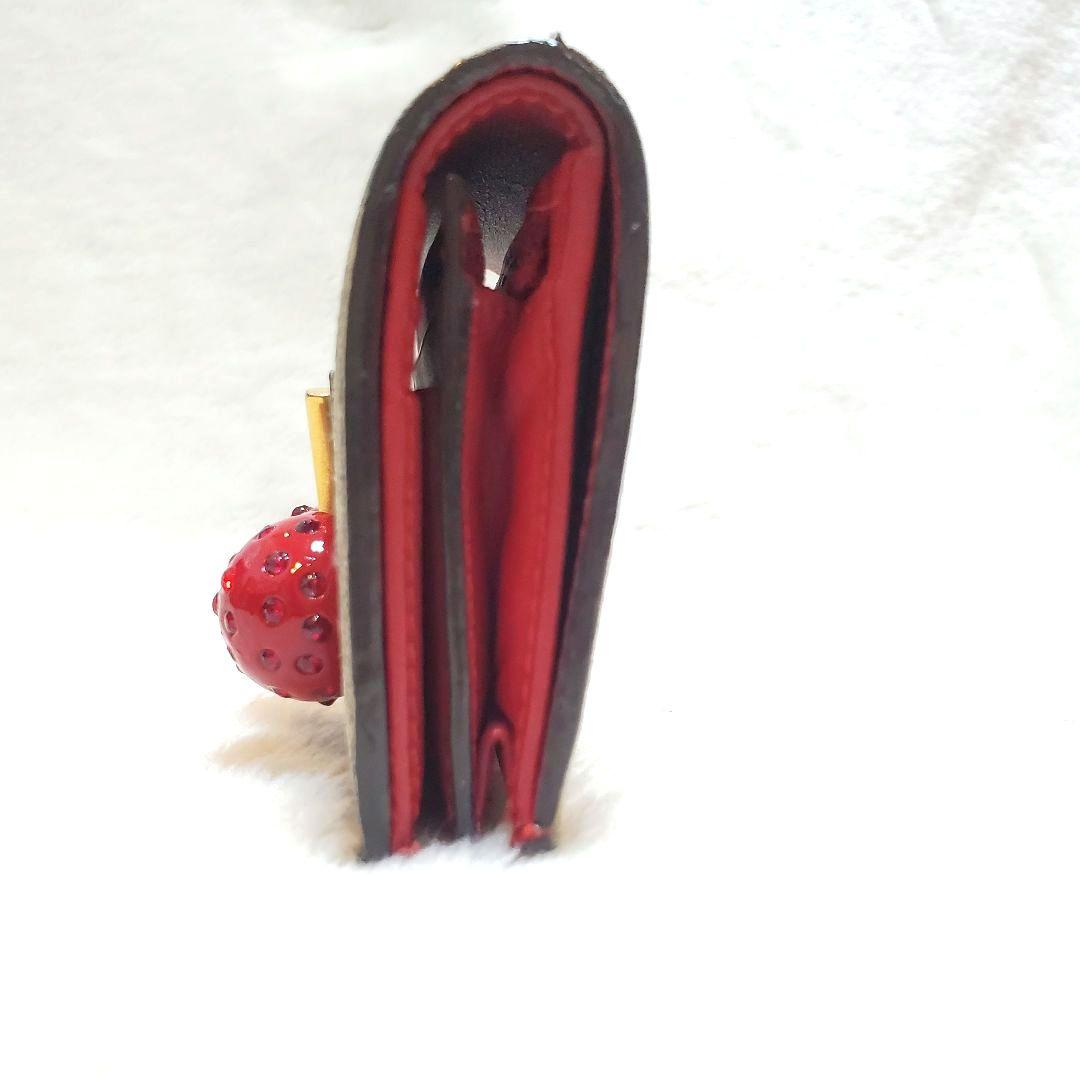 希少 GUCCI　さくらんぼ　GGスプリーム　レザー　チェリー