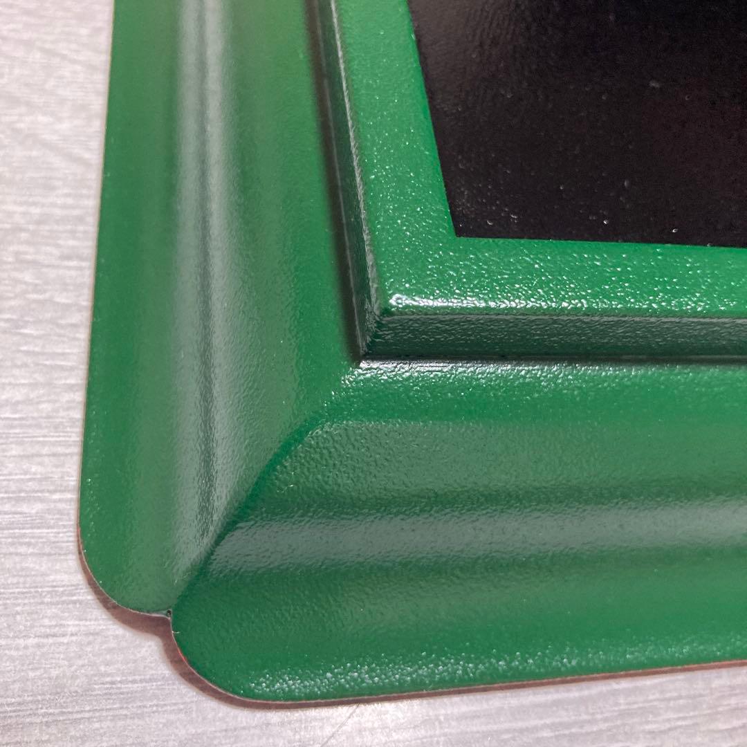 若狭盆　木製 四方盛り鉢、朱/翠バイカラーしぼ漆塗り　未使用品