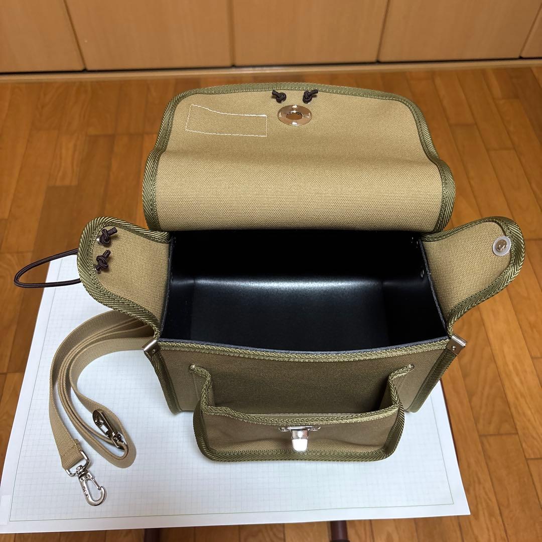 【犬印鞄】犬印純綿6号帆布 自転車用サドルバッグ（小）