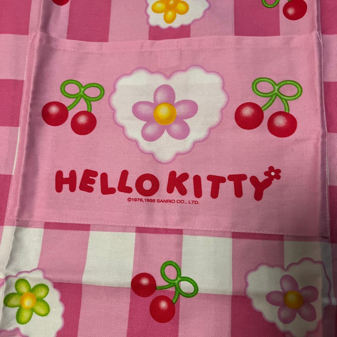 ハローキティ　エプロン　1998 さくらんぼ　当時物　レア