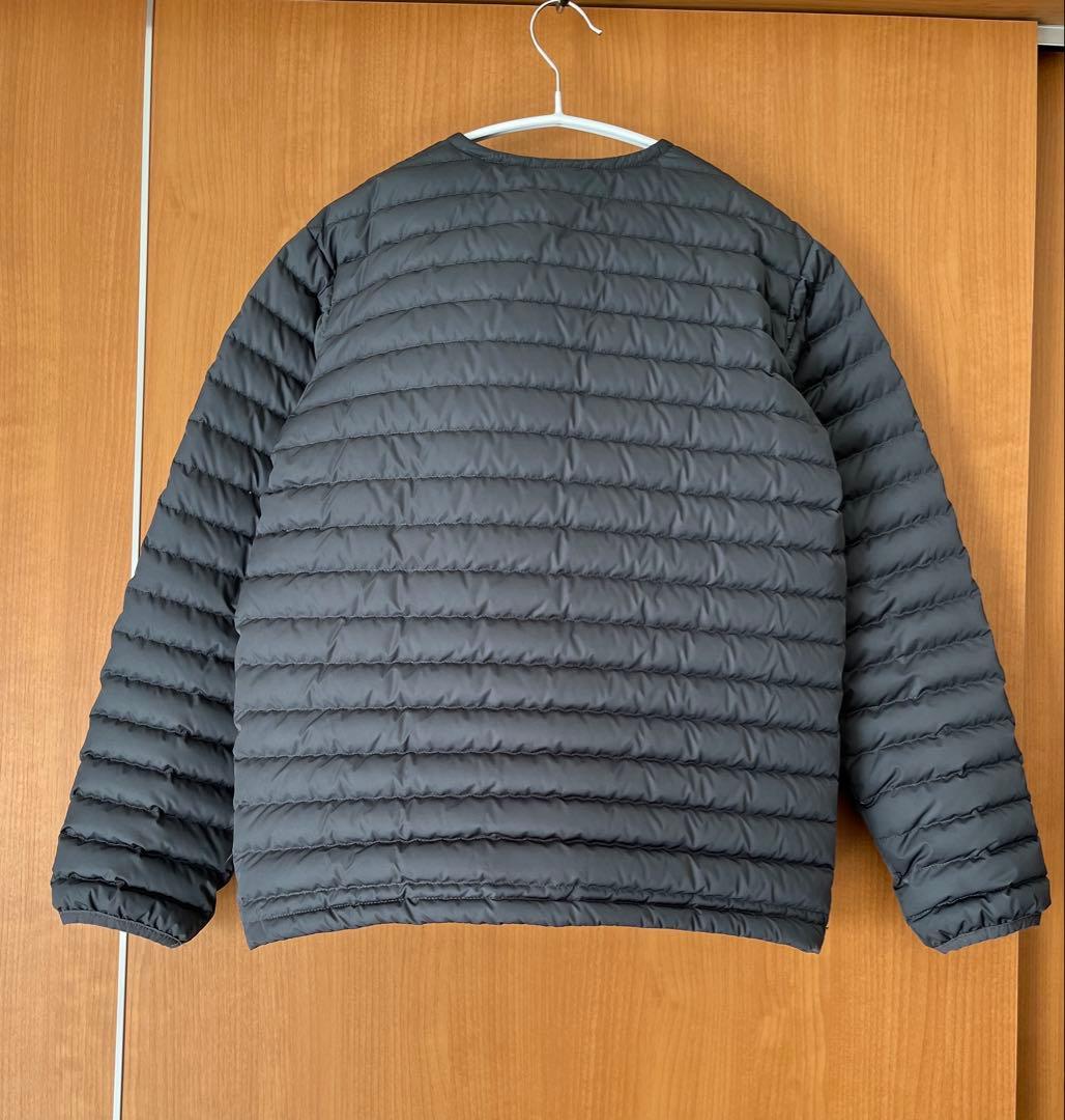 オーシバル ORCIVAL インナーダウン クルーネック チャコールグレー 1