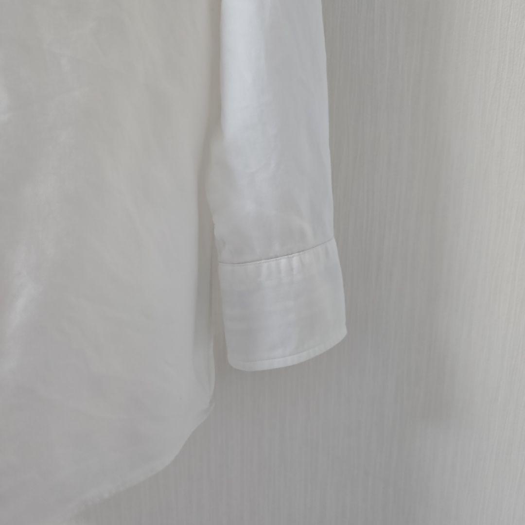 BURBERRY ホワイト長袖シャツ Lサイズ