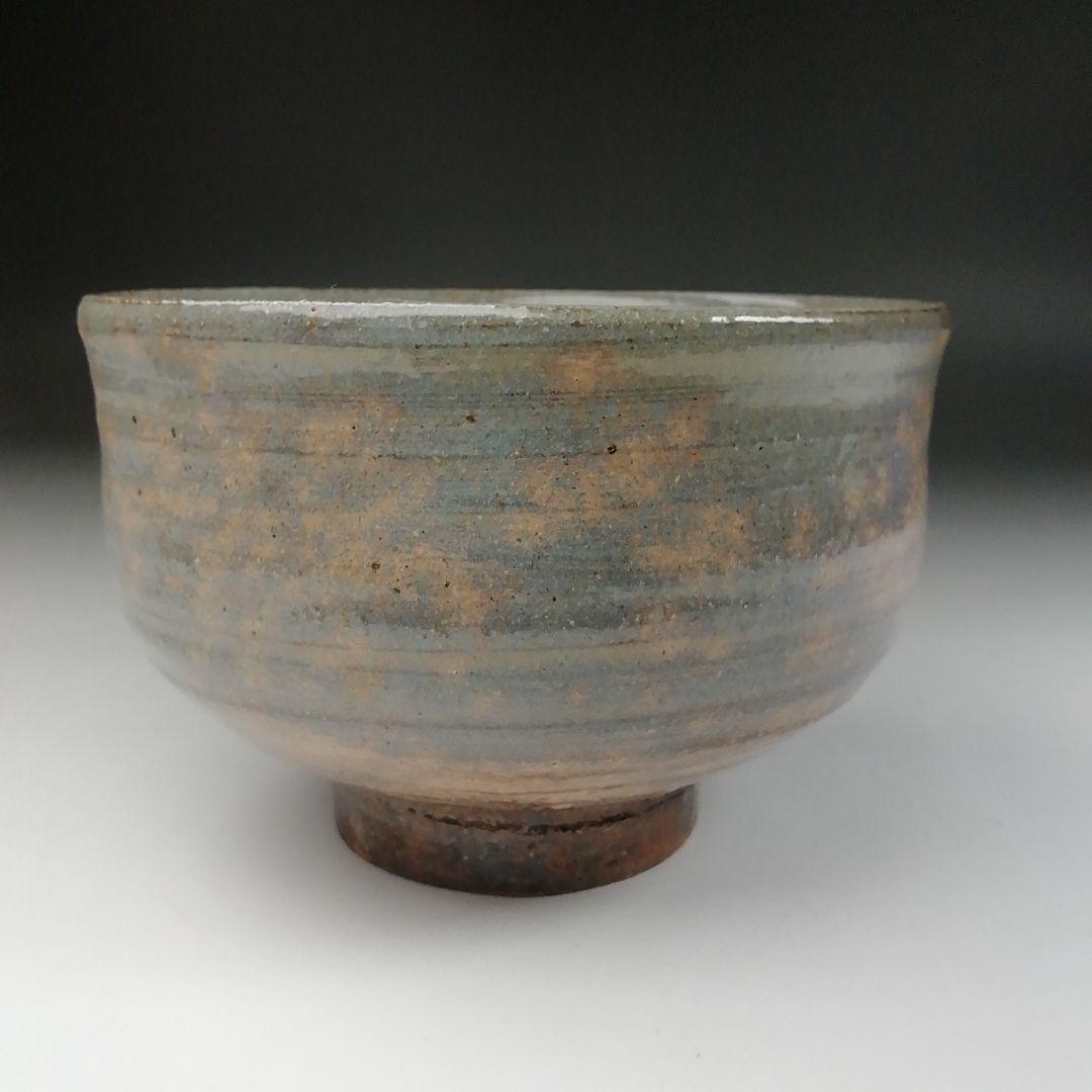 Ｔ６２８　茶碗　『窯変　茶碗』『二代　寒川栖豊 造』『久田宗也(尋牛斎)箱書』