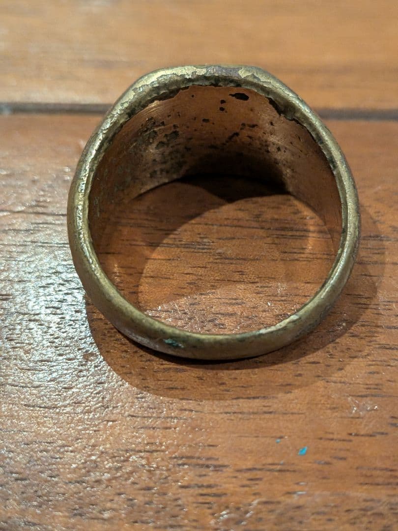 ヴィンテージ フリーメイソンリング 18kメッキ