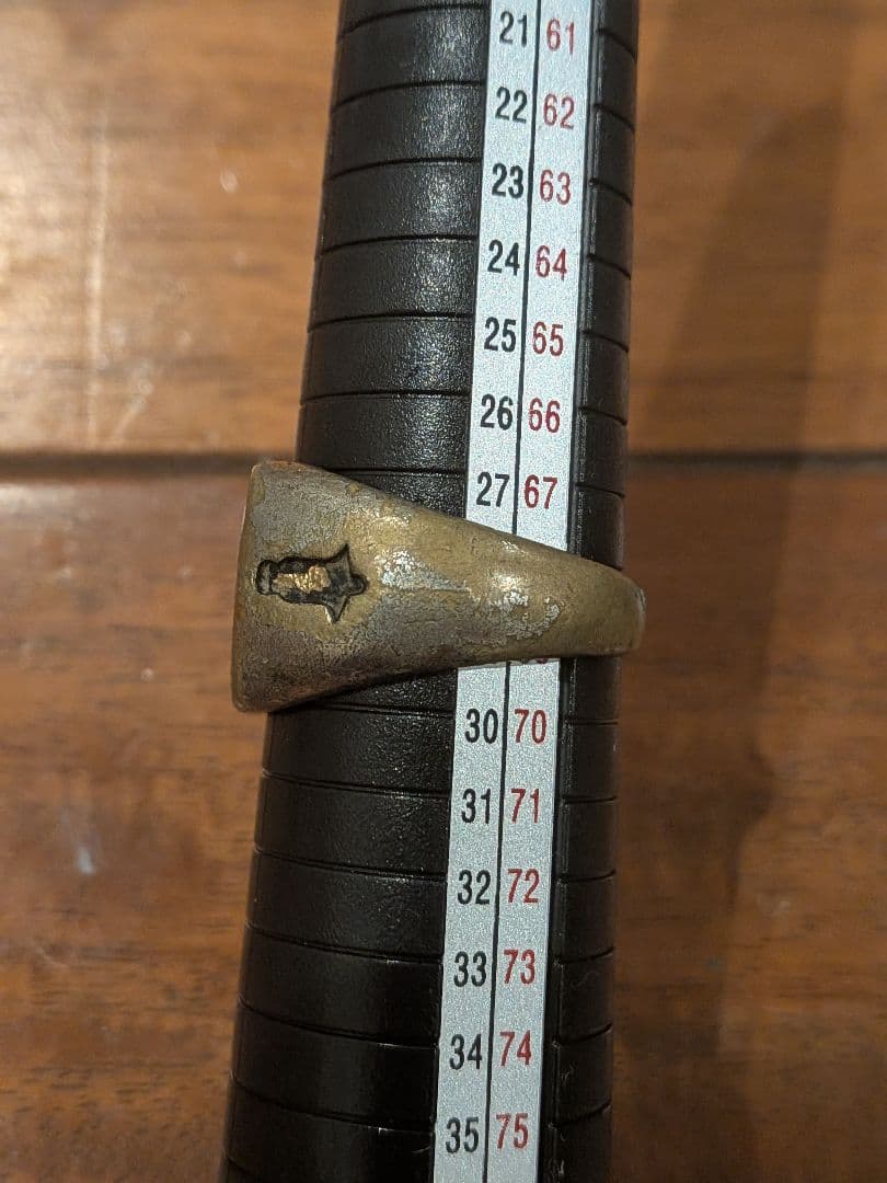 ヴィンテージ フリーメイソンリング 18kメッキ