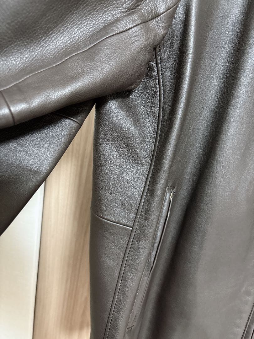 UNTITLED アンタイトル 大きいサイズ 50 レザージャケット ラムレザー