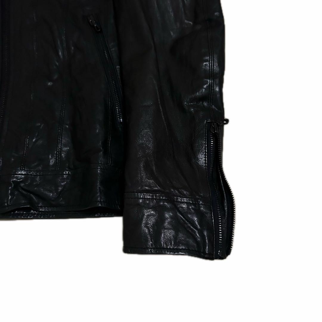 ジャケット・アウター 00s FUGA Zip Design Leather Jacket y2k