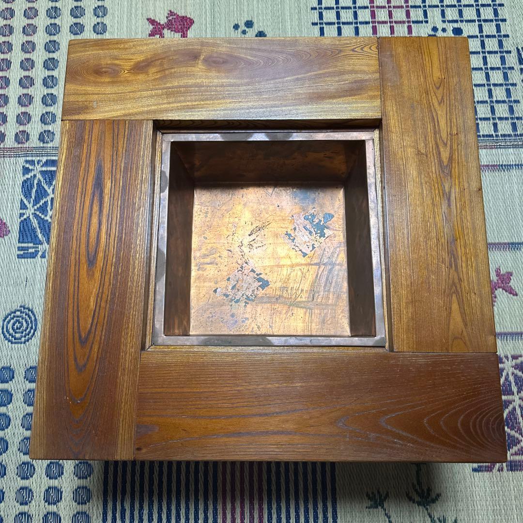 ⭕️最終価格　アンティーク　ちゃぶ台　囲炉裏テーブル　中古品　即日発送