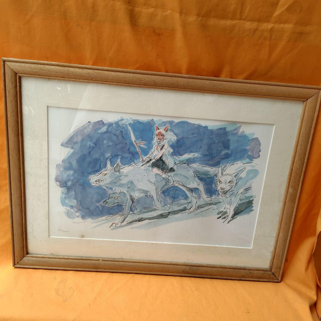 もののけ姫オリジナルアートディスプレイ非売品