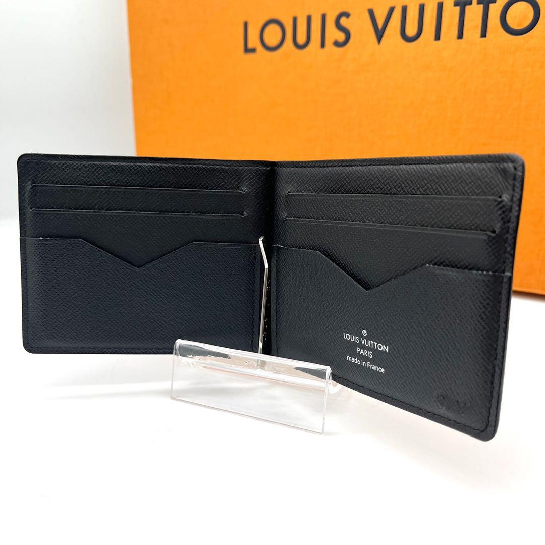 超美品✨ ルイヴィトン 　パンス　マネークリップ 財布　黒　ブラック