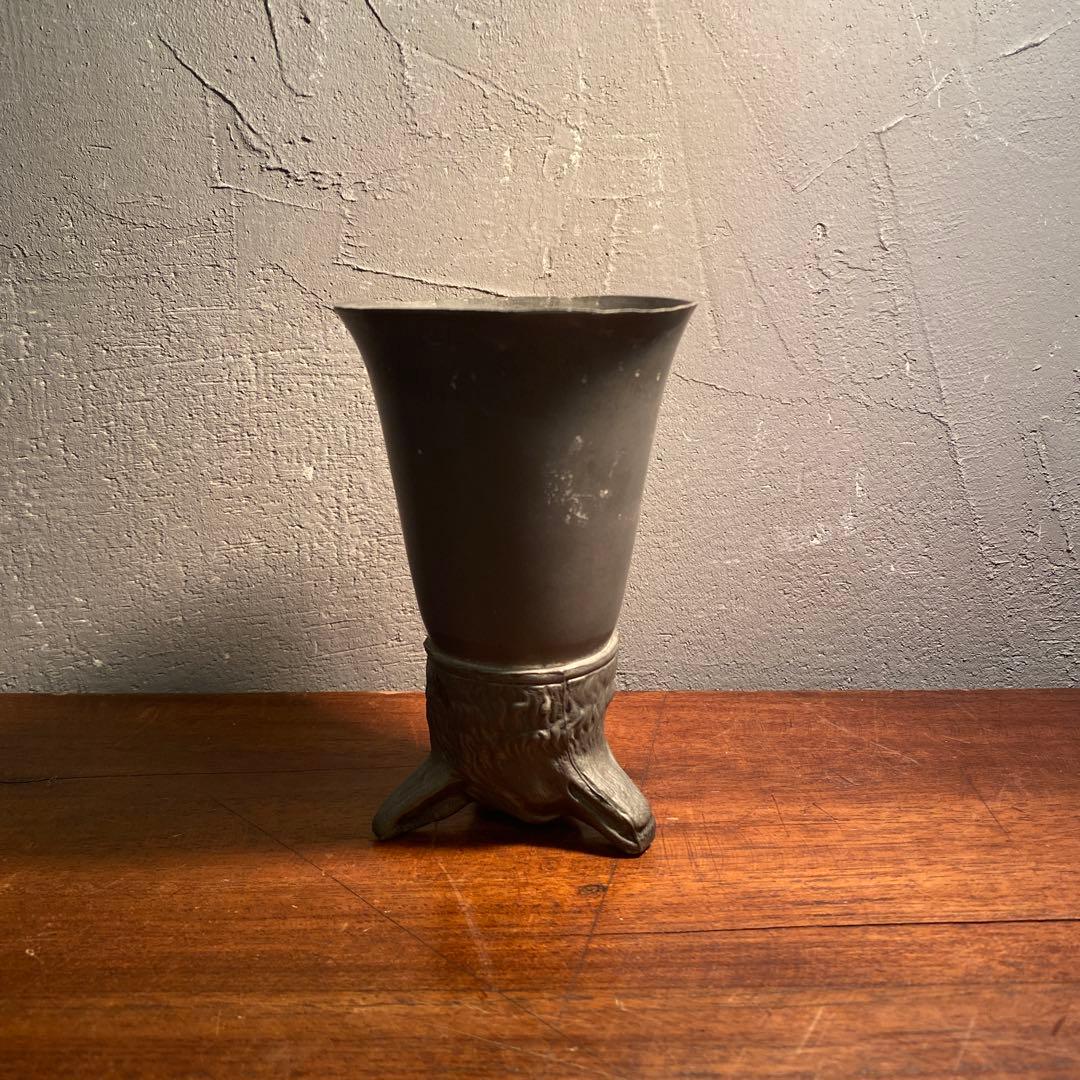 稀少 馬上杯 フォックヘッド インテリア オブジェ ヴィンテージ 置物