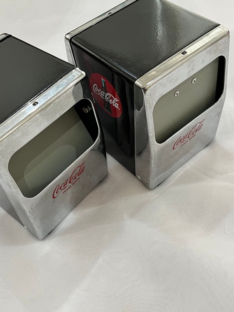 希少　Coca-Colaナプキンホルダー 2個セット　コカコーラ