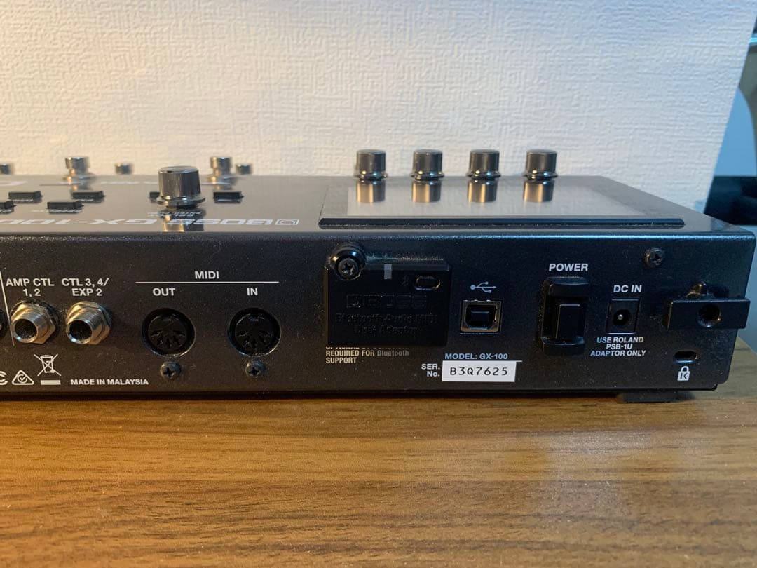 BOSS GX-100 ギターエフェクター　純正Bluetoothレシーバー付