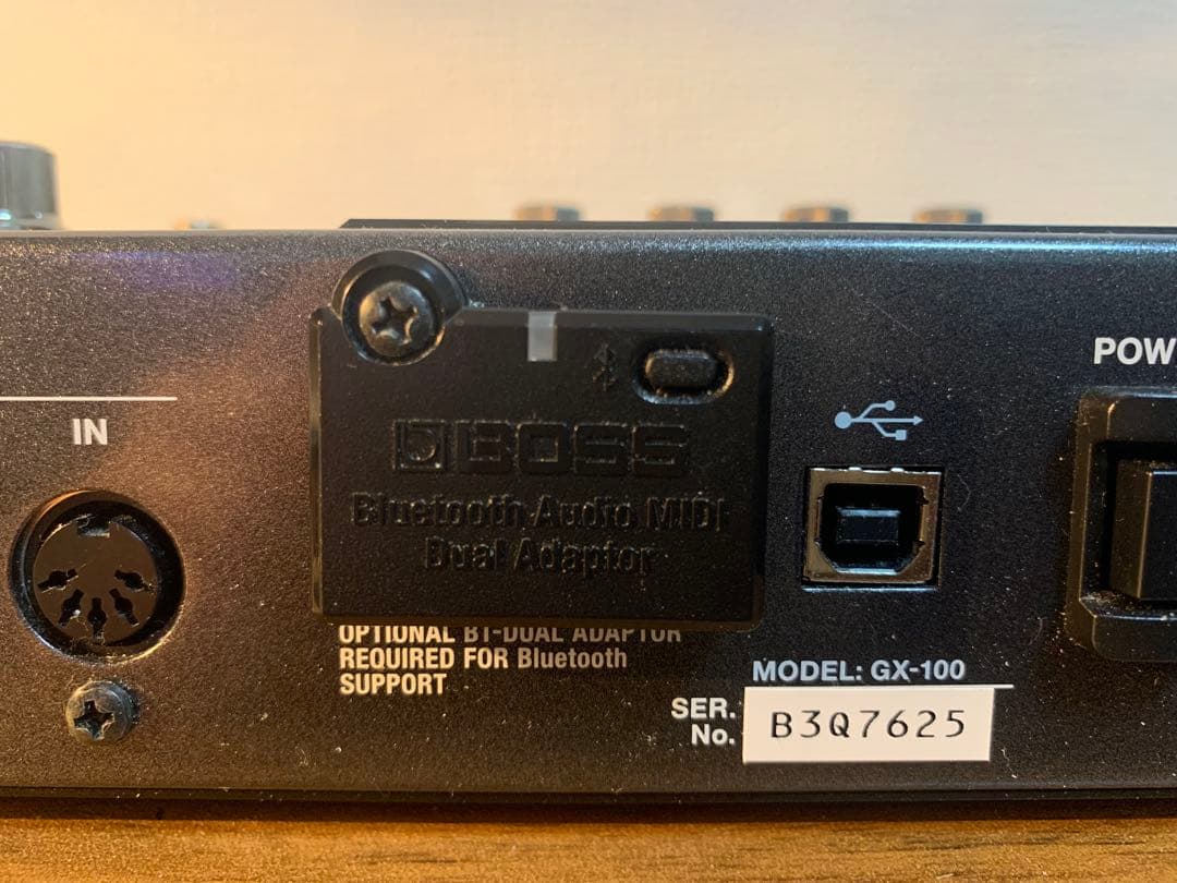 BOSS GX-100 ギターエフェクター　純正Bluetoothレシーバー付