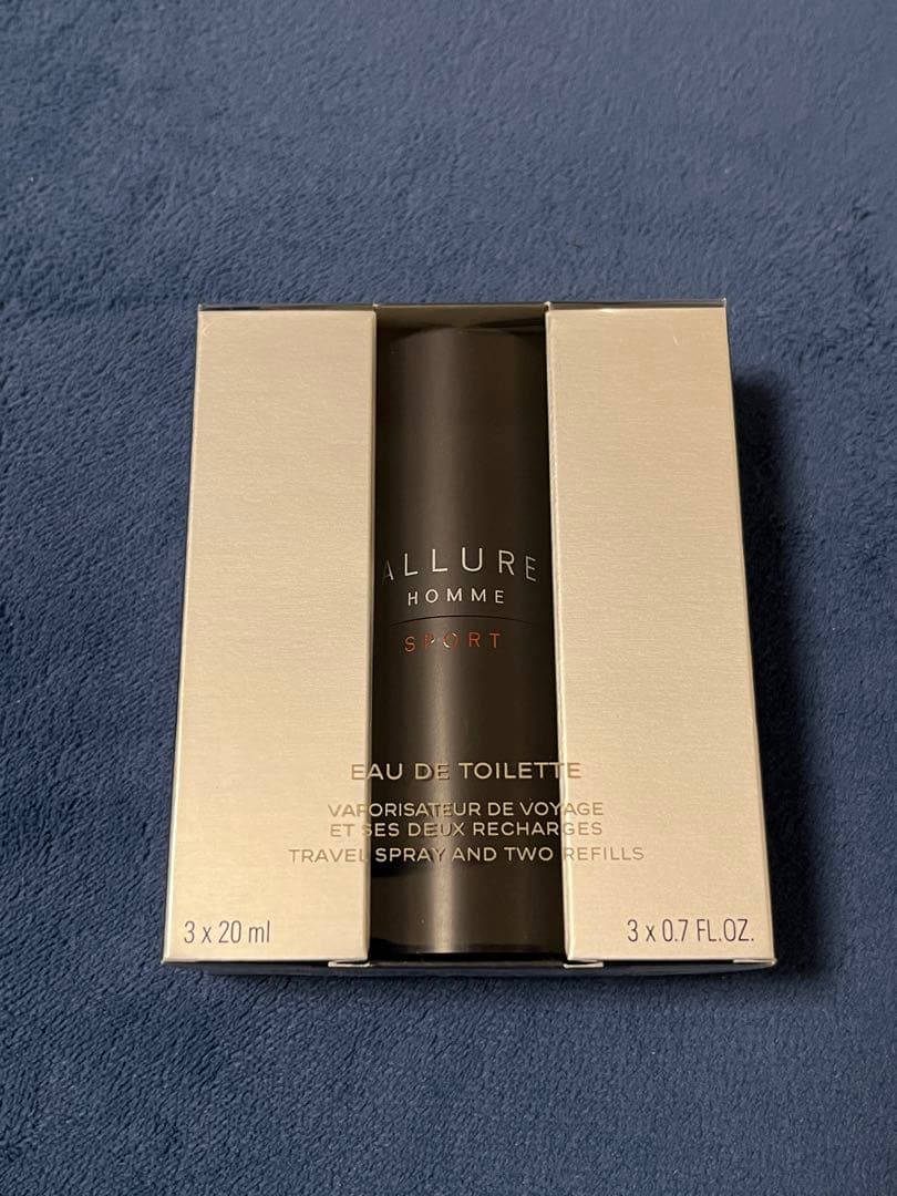 シャネル　アリュールオムスポーツスプレイ（セット）（リフィル）20mlx3