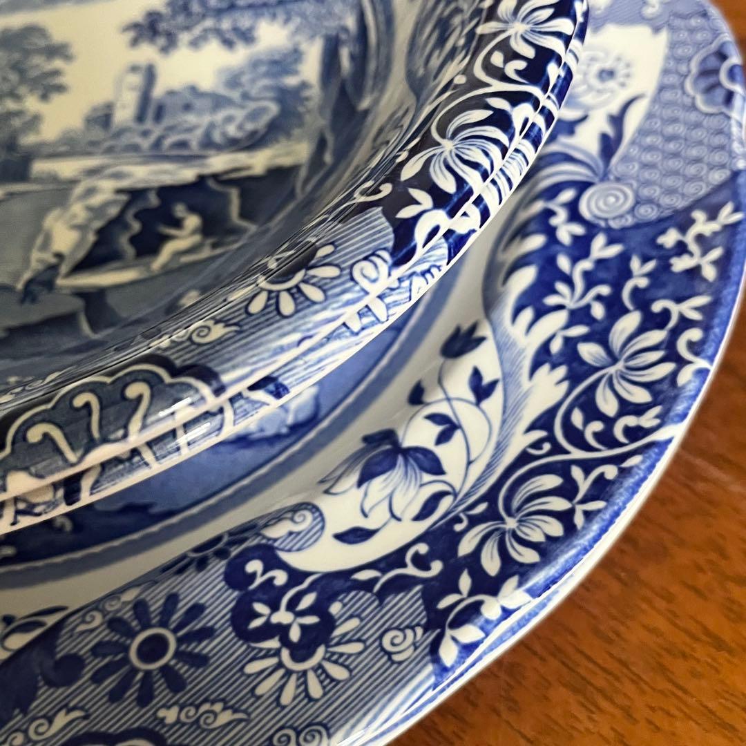 【美品】スポード★ブルーイタリアン★ペアセット（4枚）