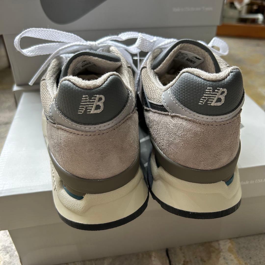 新品 new balance 998 U998GR US8 1/2 グレー