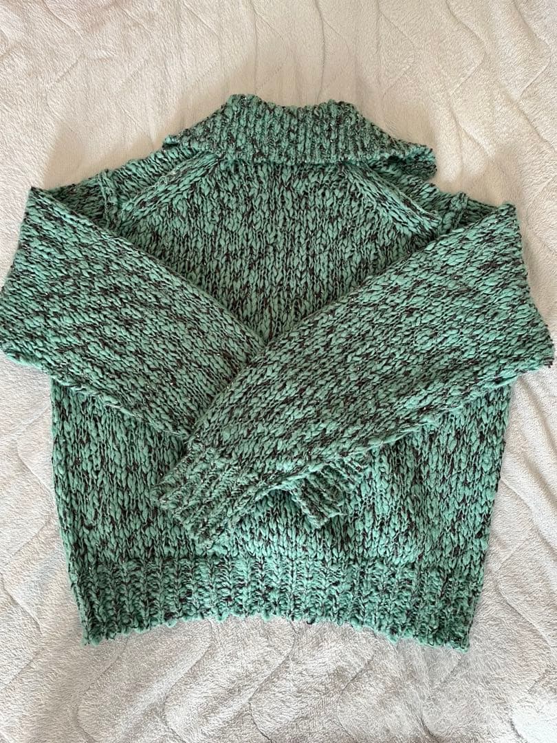 スラブヤーンプライムオーバー襟付きカーディガン【MAISON SPECIAL】