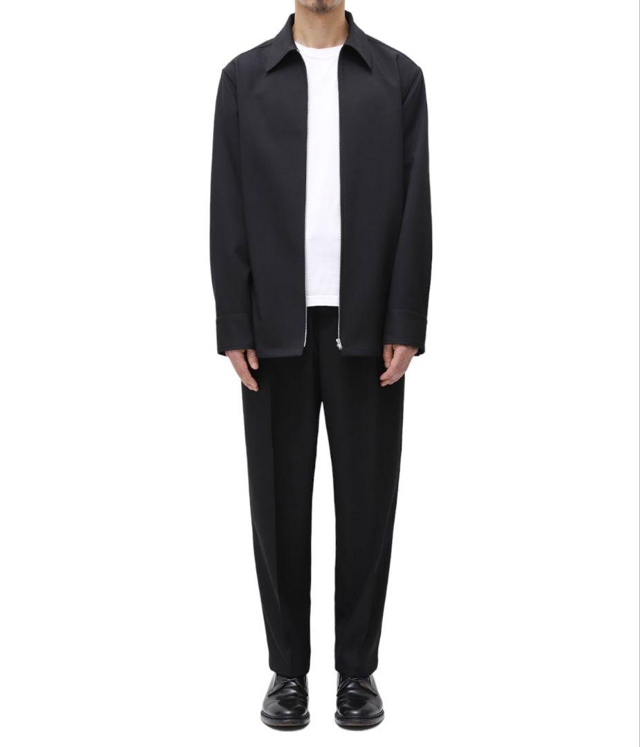 新品未使用　JIL SANDER SHIRT 50　ブラック　ジップアップシャツ