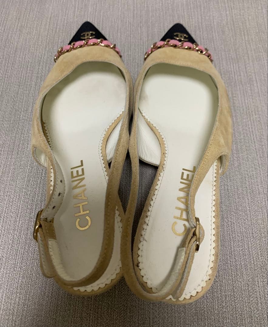 シャネル CHANEL パンプス スリングバック シューズ ココマーク