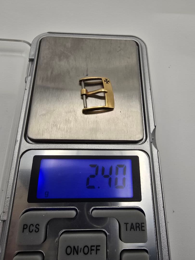 ヴァシュロン・コンスタンタン 尾錠 14mm幅 K18 750YG バネ棒