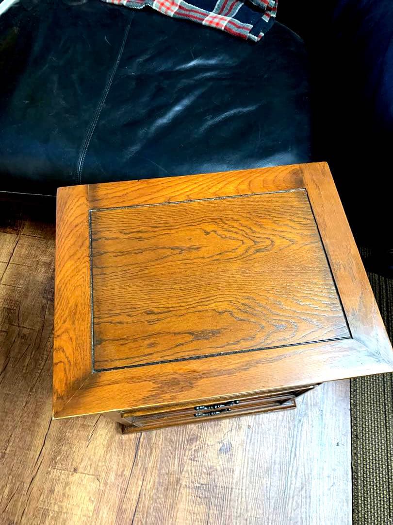 ヴィンテージ　オーク材サイズチェスト