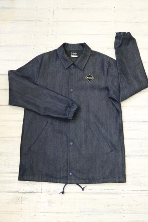 ぽ*ん様 【超美品】☆エフシーレアルブリストル：デニムコーチジャケット　ロゴ　イ