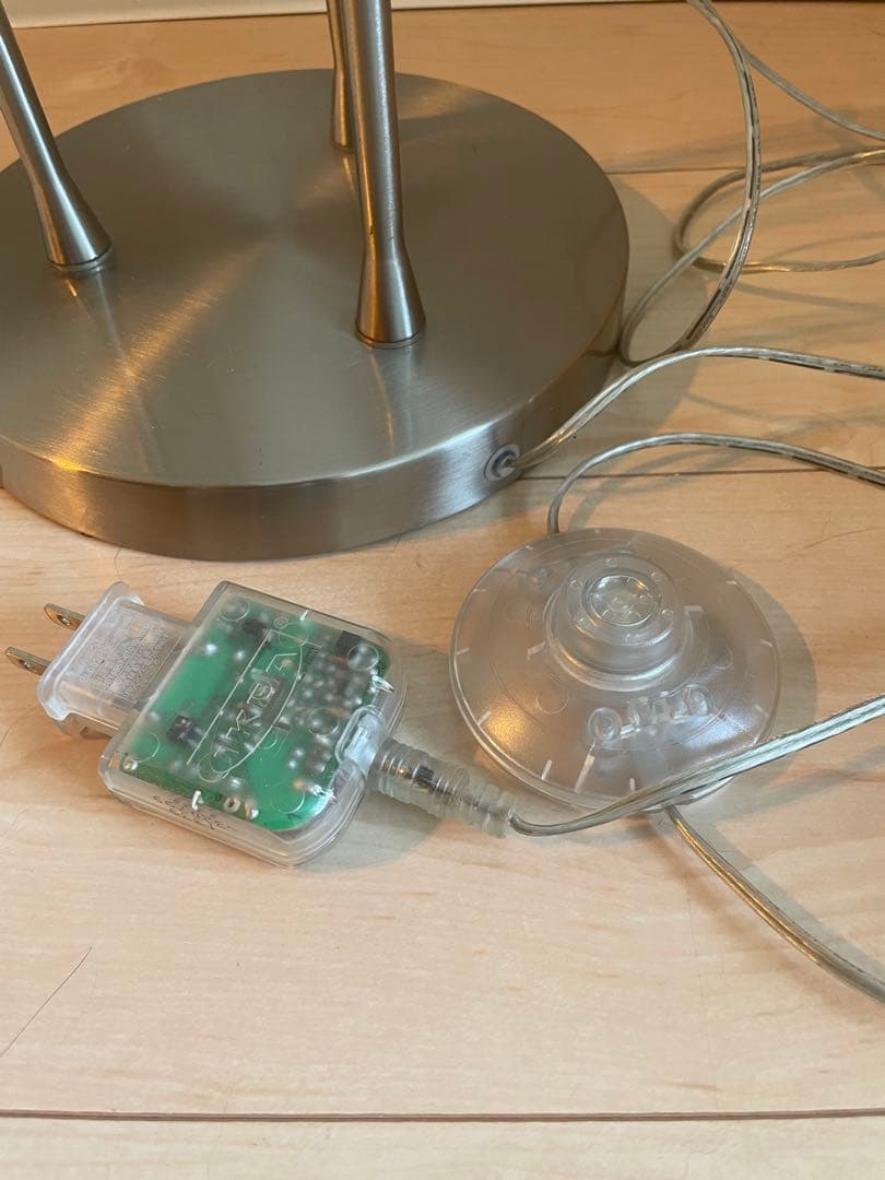 IKEA◆シルバー フロアスタンド 3本アーム LED照明　オールドイケア