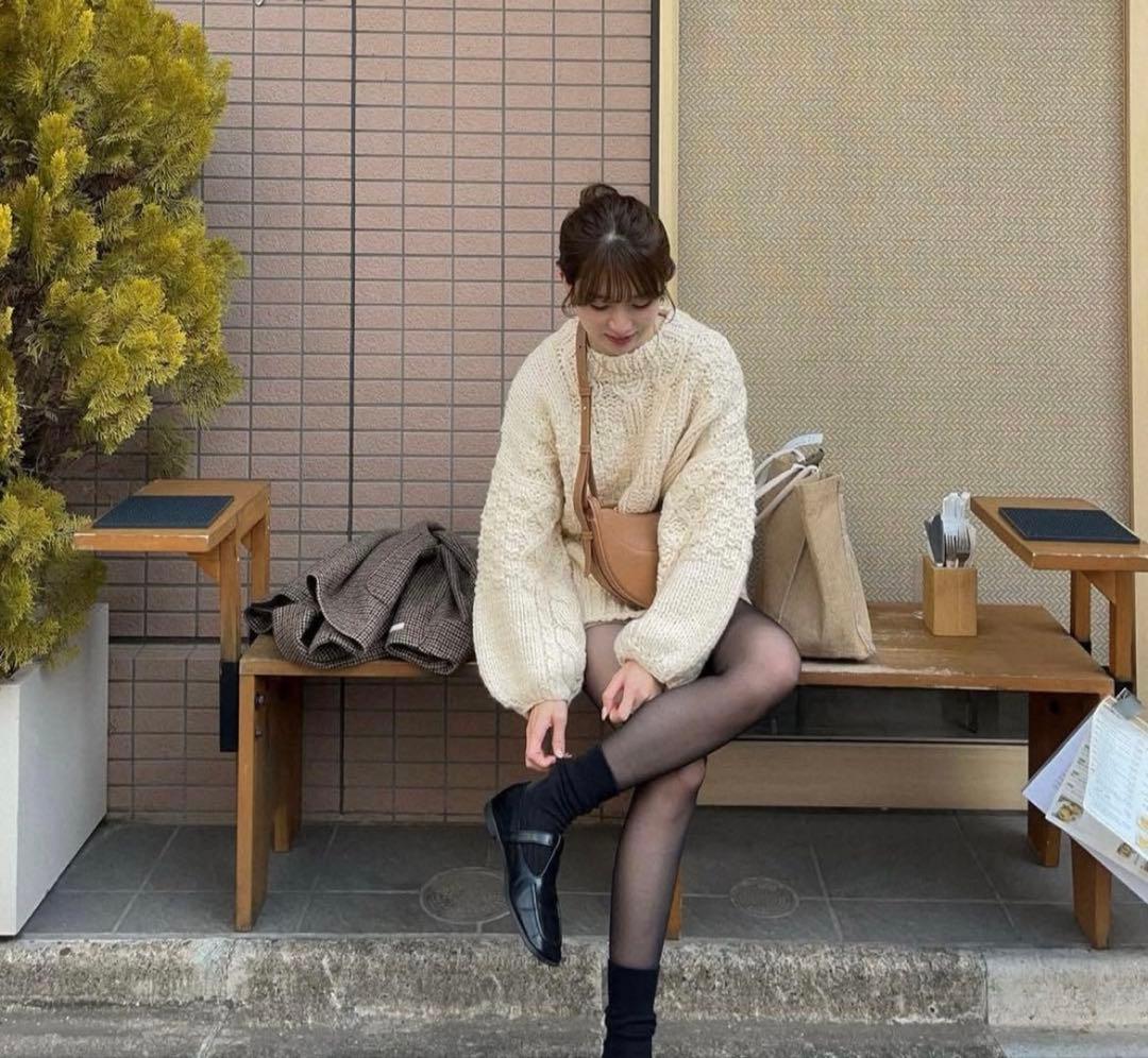 本日限定 Eaphi エフィ ニット HAND DESIGN OVER KNIT