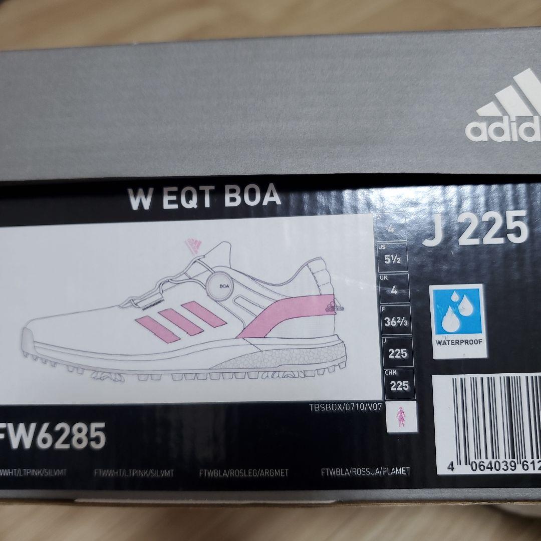 【新品・未使用】アディダス　レディースゴルフシューズ　22.5㎝