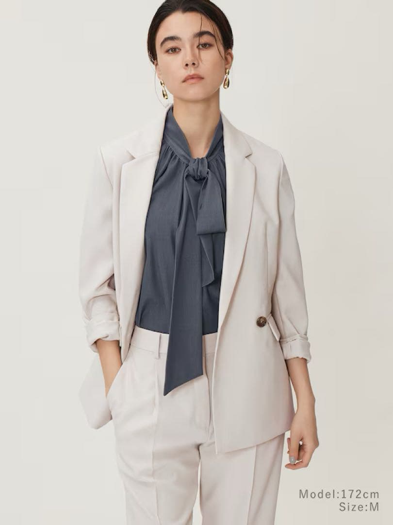 プラステ　プレミアムオックス　ジャケット　パンツ　セットアップ