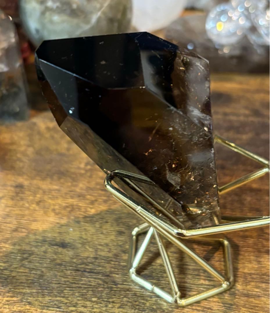 虹入り高品質スモーキークォーツ＊フリーフォーム＊天然石パワーストーン