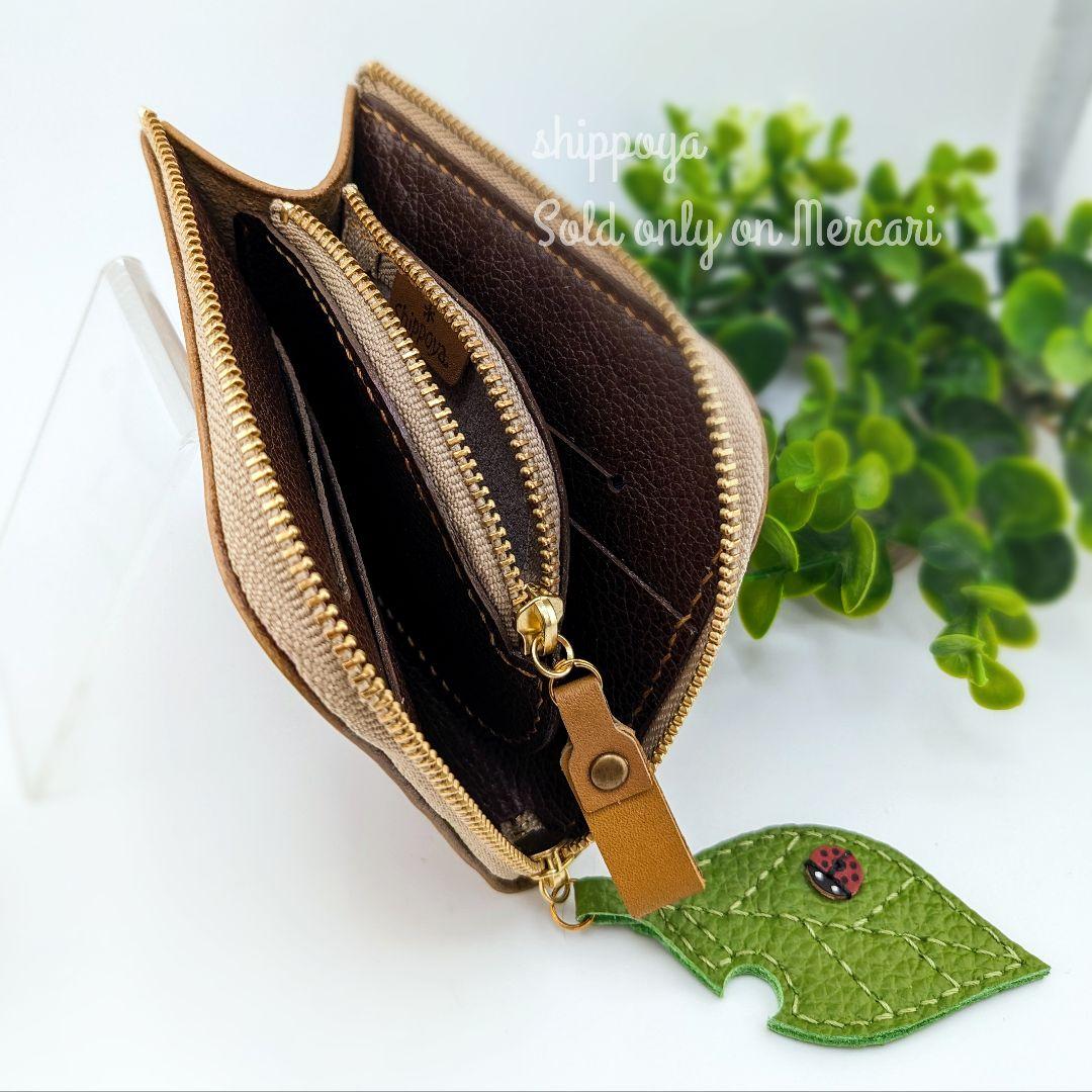 ☆neko☆/セミオーダー/★L字ファスナーミニ財布