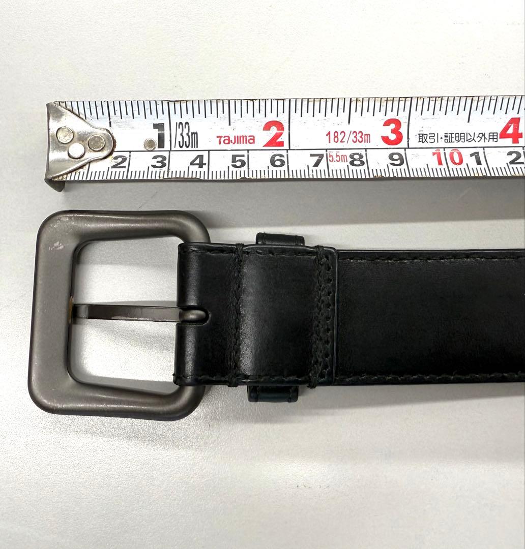 Bottega Veneta 編み込みレザーベルト ブラック